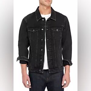 True Craft Men’s Black Denim Jacket NWT